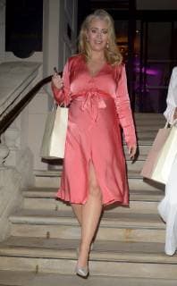 Hayley McQueen attending the Global Gift Gala Football for Peace Dinner at the Corinthia Hotel in London. APRIL 8th 2019  TMMx191149
