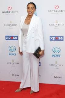 Amal Fashanu attends the Global Gift Initiative Dinner at the Corinthia Hotel in London. APRIL 8th 2019  MESx191153