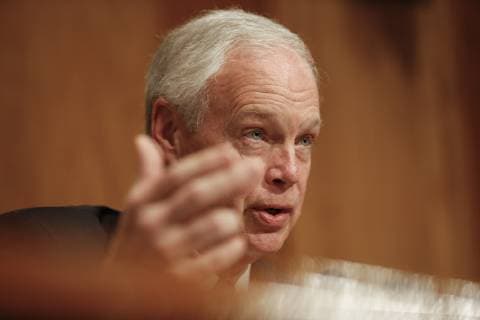 April 9, 2019 - Washington, District of Columbia, U.S. - Chairman of the Senate Committee on Homeland Security and Government Affairs Ron Johnson (Republican of Wisconsin) questions witnesses during a hearing on migration at the United States Southern Border on April 9, 2019 Washington U.S. - ZUMAs152 20190409_zaa_s152_089 Copyright: xStefanixReynoldsx