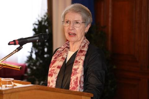 Goldene Ehrenzeichen an Barbara Frischmuth Wien, Rathaus, 09. 04. 2019 Barbara FRISCHMUTH