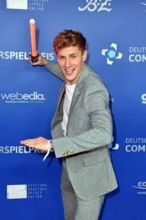 Lukas Sauer beim Deutscher Computerspielpreis 2019 im Admiralspalast in Berlin am 09.04.2019
