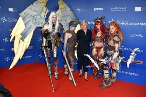 Ina Mueller beim Deutscher Computerspielpreis 2019 im Admiralspalast in Berlin am 09.04.2019