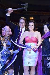 Andreas Scheuer und Dorothee Bär bei der Verleihung des Deutschen Computerspielpreises 2019 im Admiralspalast. Berlin, 09.04.2019