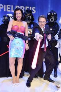 Dorothee Bär und Andreas Scheuer bei der Verleihung des Deutschen Computerspielpreises 2019 im Admiralspalast. Berlin, 09.04.2019
