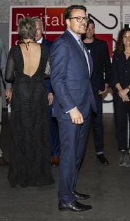 11-04-2019 Amsterdam Prince Constantijn and Princess Laurentien during the World Press Photo 2018 award at the Westergasfabriek in Amsterdam.  Copyright: xPPEx