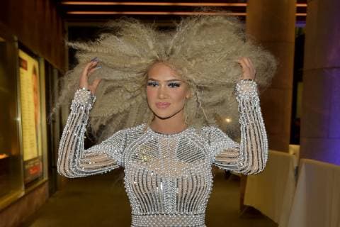 Entertainment Bilder des Tages Geburtstagsparty von Shirin Davidin Shirin David, Ankunft zum 24. Geburtstag von Shirin David in Berlin am 11.04.2019 *** Birthday party of Shirin Davidin Shirin David Arrival for the 24th birthday of Shirin David in Berlin on 11 04 2019 PPM