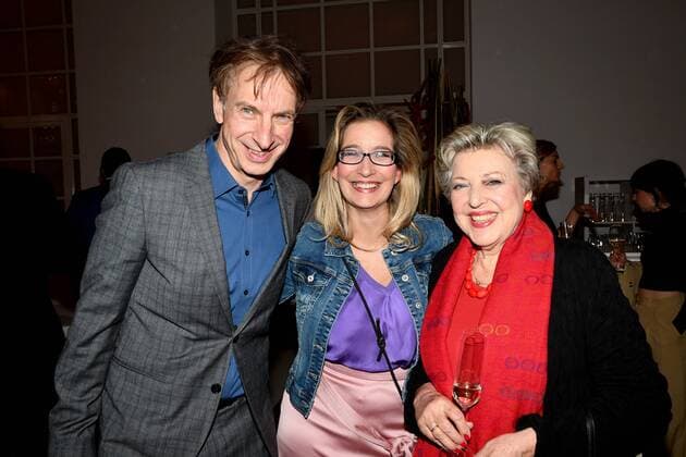 Ingolf Lück, l-r, Yvonne Willicks und Marie Luise Marjan beim Treffen der Fernsehbranche «WDR Treff» am 11.04.2019 in Köln. *** Ingolf Lück l r Yvonne Willicks and Marie Luise Marjan at the meeting of the television industry WDR Treff on 11 04 2019 in Cologne