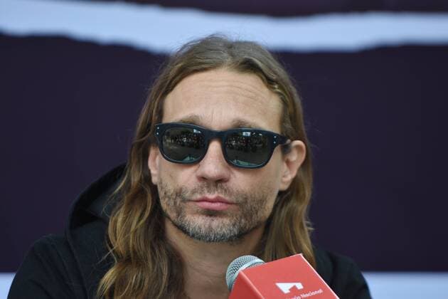 April 11, 2019 - Mexico City, Mexico - Diego Tunon member of Babasonicos speaks during a press conference to promote Discutible Tour at Auditorio Nacional on April 11, 2019 in Mexico City, Mexico Mexico City Mexico  - ZUMAn230 20190411_zaa_n230_852 Copyright: xCarlosxTischlerx