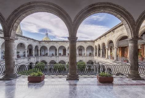 Arches and courtyard of Governor s Palace, Guadalajara, Jalisco, Mexico Arches and courtyard of Governor s Palace, Guadalajara, Jalisco, Mexico,Guadalajara, Jalisco, Mexico  55086