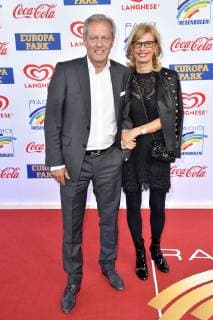 Steffen Göpel mit Ehefrau Marita Göpel bei der Verleihung des 22. Radio Regenbogen Award 2019 in der Europa-Park Arena. Rust, 12.04.2019