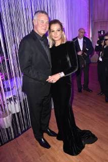 Franziska van Almsick mit Lebenspartner Jürgen B. Harder bei der Aftershow-Party des 22. Radio Regenbogen Award 2019 in der Europa-Park Arena. Rust, 12.04.2019
