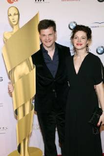 Benjamin Herrmann mit Begleitung beim Nominiertenabend zum Deutschen Filmpreis 2019 im BMW Haus am Kurfürstendamm. Berlin, 13.04.2019