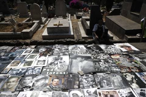April 15, 2019 - EUM20190415ESP07.JPG.CIUDAD DE MEXICO, Aniversary Aniversario Pedro Infante.- Este lunes 15 de abril de 2019, se realiza el homenaje luctuoso a Pedro Infante en el panteon Jardin de la Ciudad de Mexico. El cantante y actor, considerado un idolo murio un dia como hoy pero de 1957. Foto: Agencia EL UNIVERSAL Ivan Stephens RDB. Copyright: xIvanxStephensx