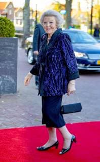 Entertainment Bilder des Tages 15-04-2019 Amersfoort Princess Beatrix arrive for the 6th Koningsdagconcert ( Kingsdayconcert) at the Theater Flint in Amersfoort.  Copyright: xPPEx
