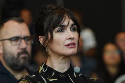April 15, 2019 - Mexico City, Mexico - Paz Vega during a mass to start the filming of the soap opera Cuna de Lobos at AC Marriot Santa Fe Hotel on April 15, 2019 in Mexico City, Mexico Mexico City Mexico  - ZUMAn230 20190415_zaa_n230_676 Copyright: xCarlosxTischlerx