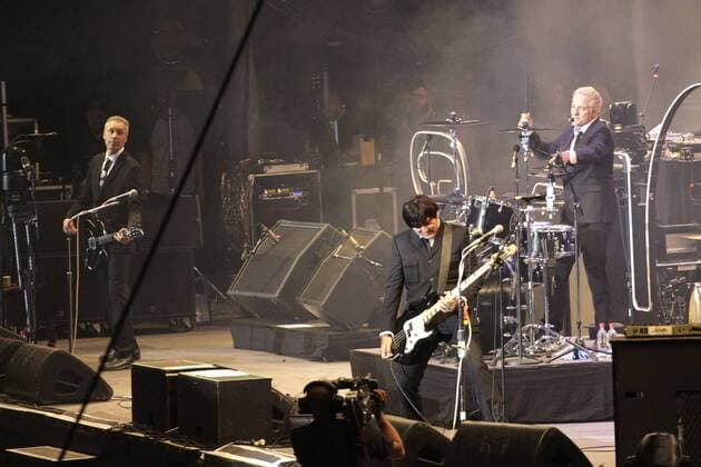 Farin Urlaub, Rodrigo Gonzalez und Bela B von Die Ärzte live in der Waldbühne. Berlin, 09.06.2019 *** Farin holidays Rodrigo Gonzalez and Bela B of Die Ärzte live in der Waldbühne Berlin 09 06 2019 Foto:xT.xGadegastx xFuturexImage