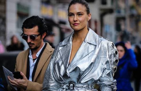 Italy: On the street Milan MILAN, Italy- February 20 2019: Bar Rafaeli on the street during the Milan Fashion Week. Milan Italy Milan  MauroxDelxSignore