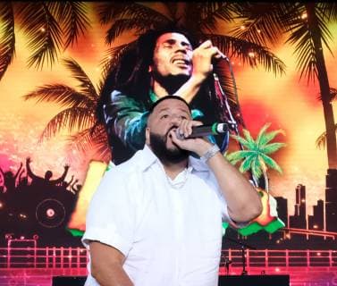 DJ Khaled performs at the KAYA music fest at Bayfront park in Miami, Florida on April 20, 2019.  MIA20190420125 GARYxIxROTHSTEIN