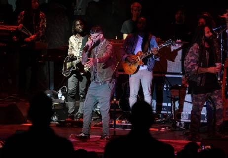 Farrukoo performs with the Marleys at the KAYA music fest at Bayfront park in Miami, Florida on April 20, 2019.  MIA20190420156 GARYxIxROTHSTEIN