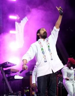 Damian Marley performs at the KAYA music fest at Bayfront park in Miami, Florida on April 20, 2019.  MIA20190420163 GARYxIxROTHSTEIN