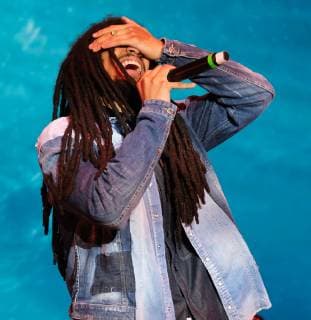 Skip Marley performs at the KAYA music fest at Bayfront park in Miami, Florida on April 20, 2019.  MIA20190420149 GARYxIxROTHSTEIN