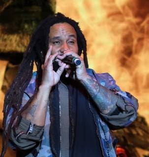 Ziggy Marley performs at the KAYA music fest at Bayfront park in Miami, Florida on April 20, 2019.  MIA20190420172 GARYxIxROTHSTEIN