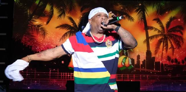 Busta Rhymes performs at the KAYA music fest at Bayfront park in Miami, Florida on April 20, 2019.  MIA20190420132 GARYxIxROTHSTEIN
