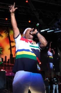 Busta Rhymes performs at the KAYA music fest at Bayfront park in Miami, Florida on April 20, 2019.  MIA20190420136 GARYxIxROTHSTEIN