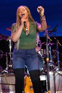 Mystic Marley performs at the KAYA music fest at Bayfront park in Miami, Florida on April 20, 2019.  MIA20190420141 GARYxIxROTHSTEIN