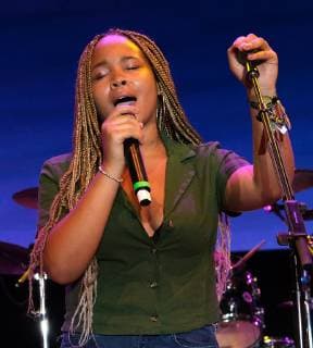Mystic Marley performs at the KAYA music fest at Bayfront park in Miami, Florida on April 20, 2019.  MIA2019042014066 GARYxIxROTHSTEIN