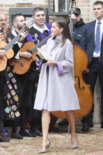 April 23, 2019 - Alcala De Henares, Madrid, Spain - Queen Letizia of Spain attends Cervantes Award to Ida Vitale at Alcala de Henares University on April 23, 2019 in Alcala de Henares, Spain Alcala De Henares Spain  - ZUMAg15_ 20190423_zaf_g15_050 Copyright: xJackxAbuinx