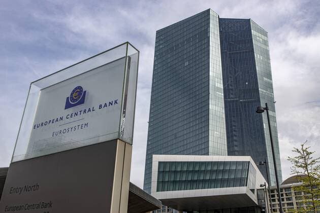 Frankfurt am Main, Gebäude der Europäische Zentralbank EZB,