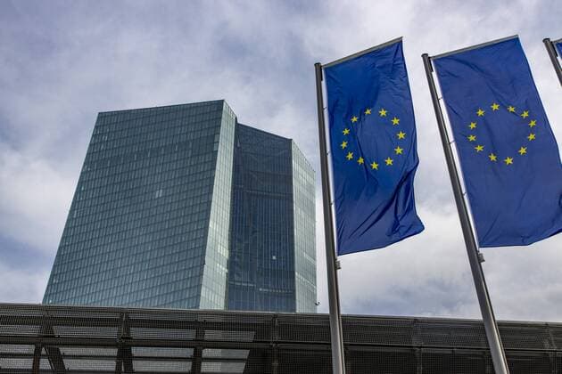 Frankfurt am Main, Gebäude der Europäische Zentralbank EZB,