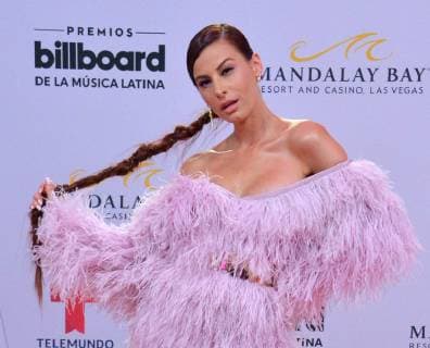 Nastassja Bolivar attends the 26th annual Billboard Latin Music Awards at the Mandalay Bay Events Center in Las Vegas, Nevada on April 25, 2019.  LAV20190425022 JIMxRUYMEN