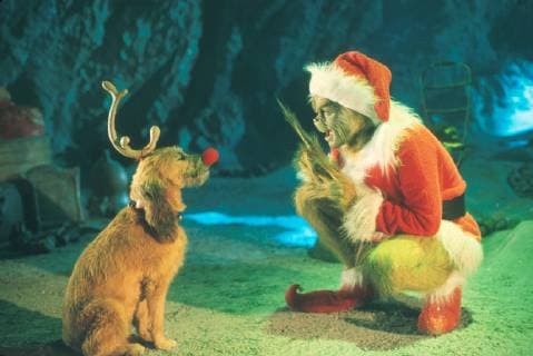 DER GRINCH W.A. Dr. Seuss How The Grinch Stole Christmas USA 2001 Ron Howard Auf dem Gipfel des Mount Crumpit schaut ein griesgrämiger Höhlenbewohner, der Grinch (JIM CARREY), auf Whoville hinab, dessen Bewohner aufgeregt ihren Vorbereitungen zum Weihnachtsfest nachgehen. Der Grinch ist angewidert von der Vorfreude der Whos und beschließt der Stadt einen Besuch abzustatten und Weihnachten zu stehlen. Unterwegs begegnet er Cindy Lou Who, die sich bei dem ganzen Trubel fragt, was wohl die wahre Bedeutung des Weihnachtsfestes ist. Ebenso versucht sie zu ergründen, warum der Grinch Weihnachten so hasst. Ihre unschuldigen Fragen stellen ganz Whoville auf den Kopf... Regie: Ron Howard aka. Dr. Seuss How The Grinch Stole Christmas DER GRINCH W.A. USA 2001 Copyright: KPA !AUFNAHMEDATUM GESCHÄTZT! Nur redaktionelle Nutzung im Zusammenhang mit dem Film. Editorial usage only and only related to the movie. Im Falle anderer Verwendungen, kontaktieren Sie uns bitte. For other uses, p