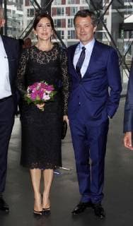 26-04-2019 Denmark Princess Mary and Prince Frederik arrive for the presentation of the Léonie Sonning Music Prize at DR s Concert house.  Copyright: xPPEx