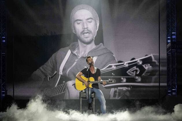Florian Silbereisen in der Liveshow Das große Schlagerfest - Die Party des Jahres 2018 in der TUI Arena. Hannover, 26.04.2019 *** Florian Silbereisen in the live show Das große Schlagerfest The party of the year 2018 in the TUI Arena Hannover 26 04 2019 Foto:xU.xStammx xFuturexImage