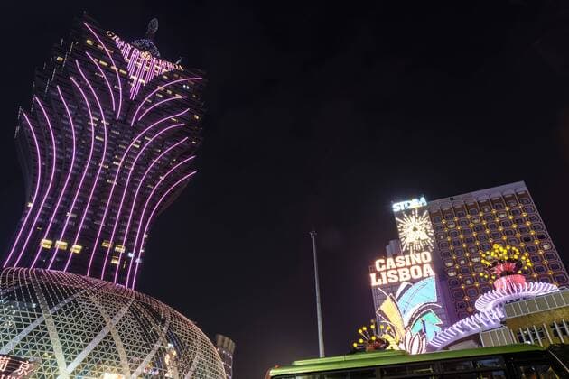 Hotel und Casino Grand Lisboa und Casino Lisboa - Macau China, Dezember 2018