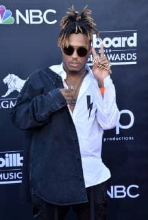 Juice WRLD arrives for the 2019 Billboard Music Awards at the MGM Grand Garden Arena in Las Vegas, Nevada on May 1, 2019.  LAV20190501093 JIMxRUYMEN