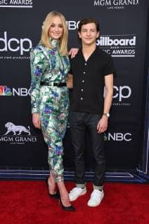 Sophie Turner and Tye Sheridan arriving at the Billboard Music Awards in Las Vegas, Nevada - May 1, 2019 - Billboard Music Awards 2019, Las Vegas California United States MGM Grand Garden Arena  Copyright: xOxConnorx 2019BillboardMusicAwards_LO_80