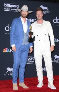 01 May 2019 - Las Vegas, NV - Florida Georgia Line, Brian Kelley, Tyler Hubbard. 2019 Billboard Music Awards at MGM Grand Garden Arena, Press Room. Photo Credit: mjt AdMedia 238478 2019-05-01 NV Las Vegas Etats-Unis  Copyright: xAdMediax STAR_238478_005