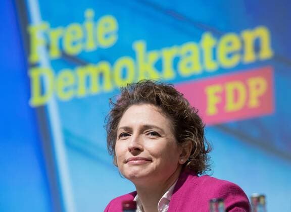 Nicola BEER (Spitzenkandidatin zur Europawahl 2019) 70. Ordentlicher Bundesparteitag der FDP in der STATION Berlin, Deutschland am 28.04.2019.