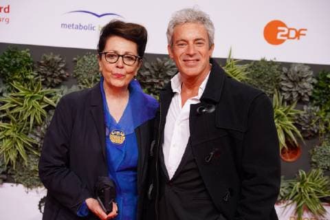 03.05.2019,Berlin,Deutschland,GER, Verleihung des Deutschen Filmpreises Palais am Funkturm - Roter Teppich - (r.) Gedeon Burkhard