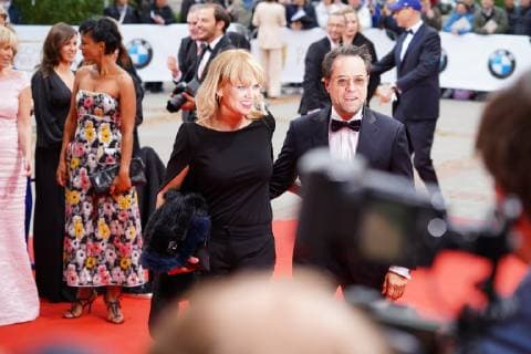 03.05.2019,Berlin,Deutschland,GER, Verleihung des Deutschen Filmpreises Palais am Funkturm - Roter Teppich - Anna Loos, Jan Josef Liefers