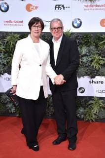 Joachim Krol und seine Ehefrau Heidrun Teusner Krol bei der Ankunft zur Verleihung Deutscher Filmpreis am 3.05.2019 in Berlin Deutscher Filmpreis 2019 in Berlin - Ankunft Roter Teppich