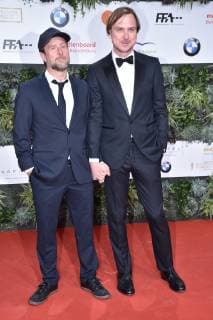 Bjarne Mädel und Lars Eidinger bei der Ankunft zur Verleihung Deutscher Filmpreis am 3.05.2019 in Berlin Deutscher Filmpreis 2019 in Berlin - Ankunft Roter Teppich