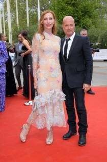 Deutscher Filmpreis 03.05.2019 Andrea Sawatzki + Mann Christian Berkel bei der Verleihung Deutscher Filmpreis im Palais am Funkturn, Masurenallee Hammarskjoeldplatz, Berlin - 03.05.2019 -