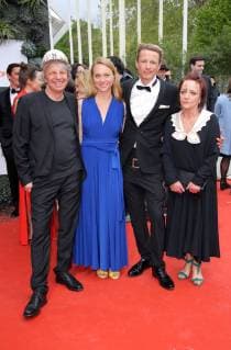 Deutscher Filmpreis 03.05.2019 Andreas Dresen + Anna Unterberger + Alexander Scheer + Eva Weissenborn (Film Gundermann) bei der Verleihung Deutscher Filmpreis im Palais am Funkturn, Masurenallee Hammarskjoeldplatz, Berlin - 03.05.2019 -