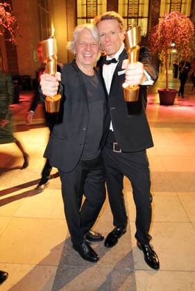 Entertainment Themen der Woche KW18 Entertainment Bilder des Tages Deutscher Filmpreis 03.05.2019 Andreas Dresen + Alexander Scheer (Film Gundermann) bei der Verleihung Deutscher Filmpreis im Palais am Funkturn, Masurenallee Hammarskjoeldplatz, Berlin - 03.05.2019 - *** German Film Award 03 05 2019 Andreas Dresen Alexander Scheer Film Gundermann at the German Film Award Ceremony at the Palais am Funkturn Masurenallee Hammarskjoeldplatz Berlin 03 05 2019