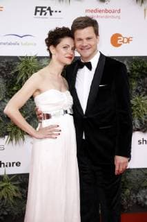Uta Spikermann und Benjamin Herrmann bei der Verleihung des Deutschen Filmpreises 2019 in der Messe Berlin. Berlin, 03.05.2019